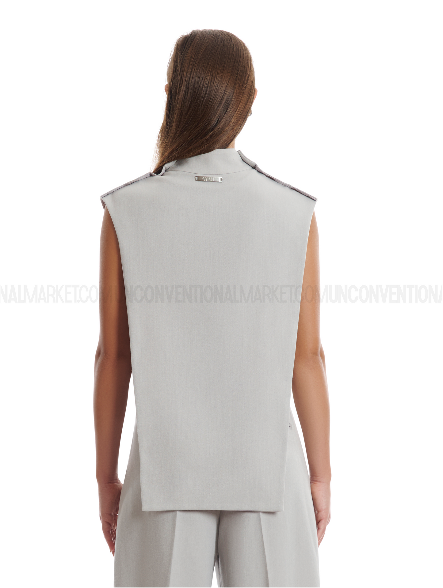 AYME MILANO - ARYA Top Grey