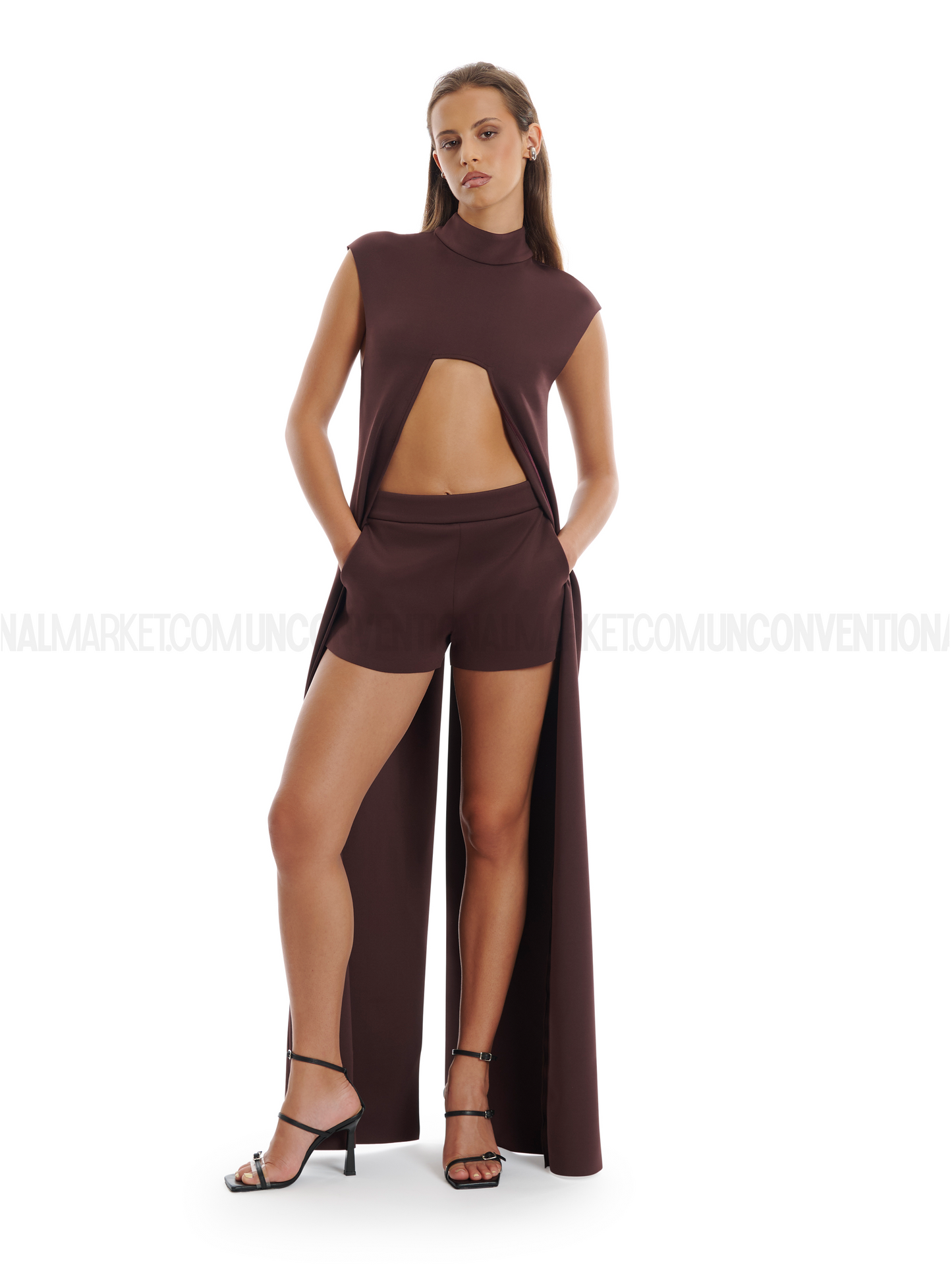 AYME MILANO - AVY Shorts Bordeaux