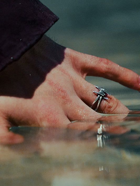 ALESSIO GIFFI - BARBED WIRE SILVER RING