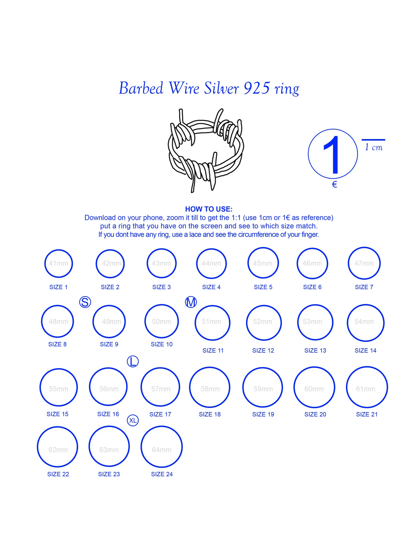 ALESSIO GIFFI - BARBED WIRE SILVER RING