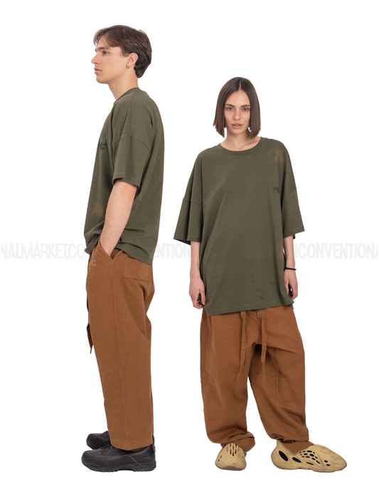 UNNATURAL Dustborn temporal t-shirt green