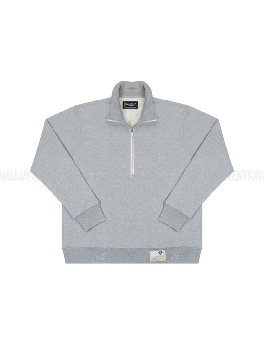 UNNATURAL GHOST WORN HALF ZIP