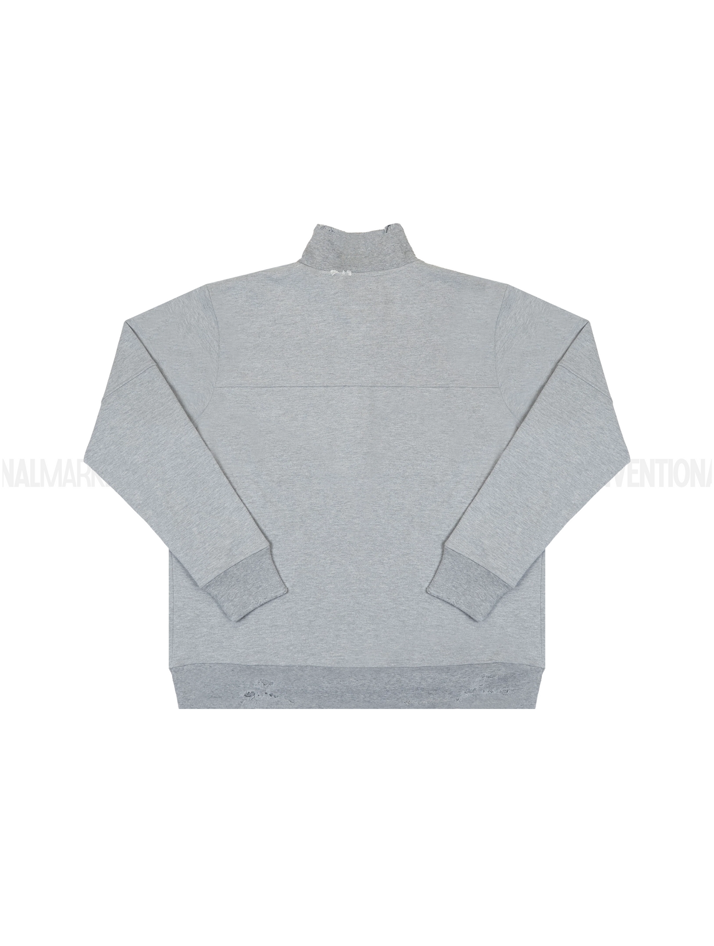 UNNATURAL GHOST WORN HALF ZIP