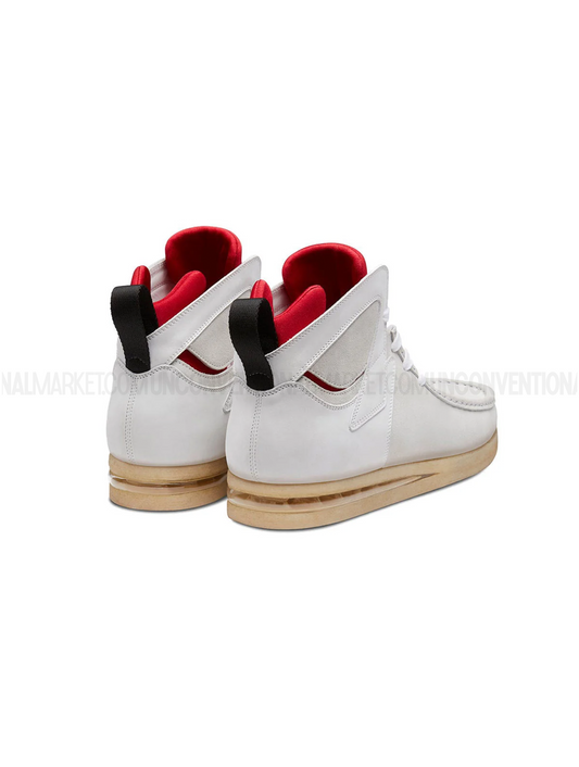 UNNATURAL J WALLABEE OFFWHITE-RED