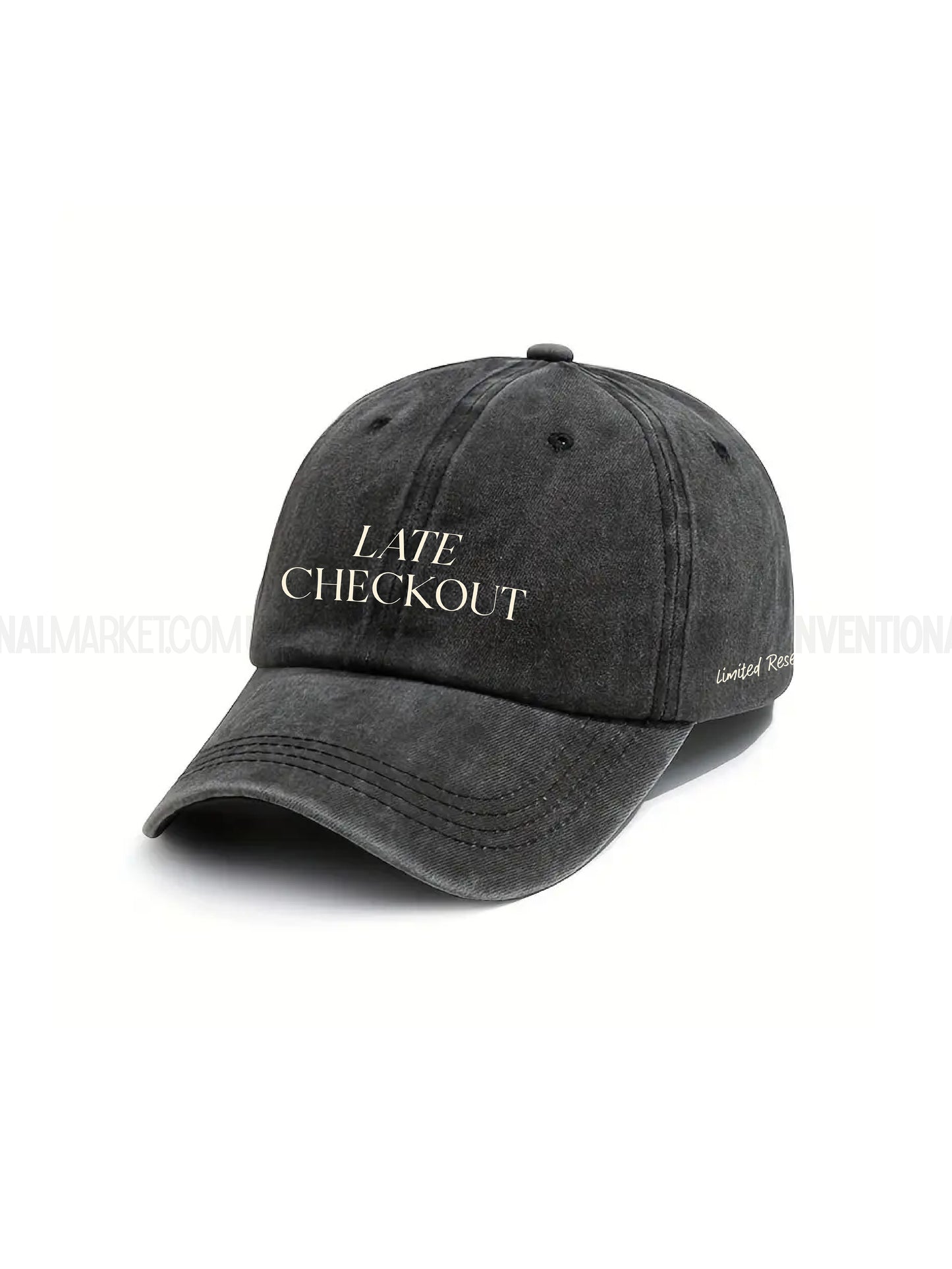 FLOWZY CAP - Late CheckOut Nero-Beige
