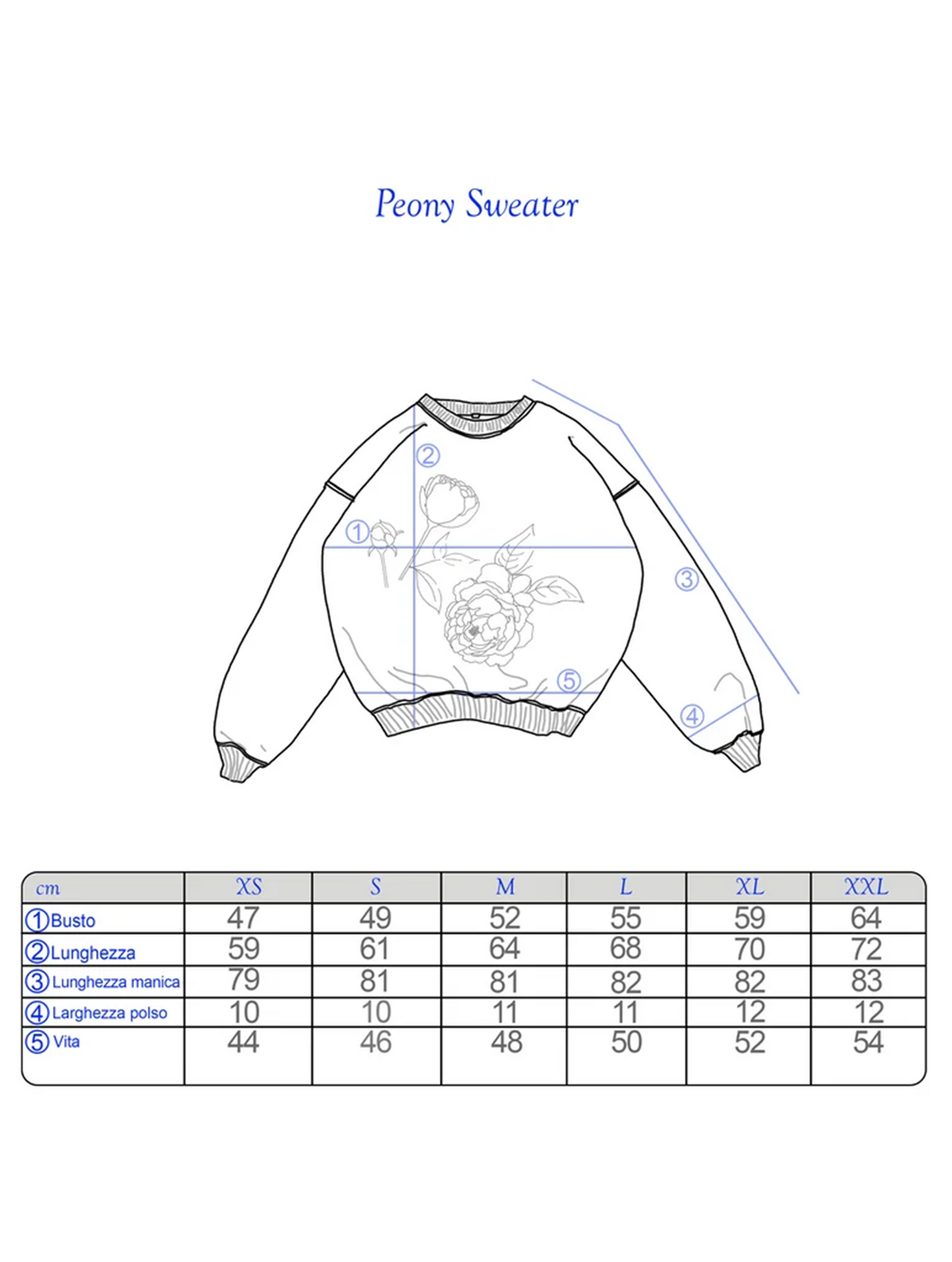 ALESSIO GIFFI - Peony reversible sweater