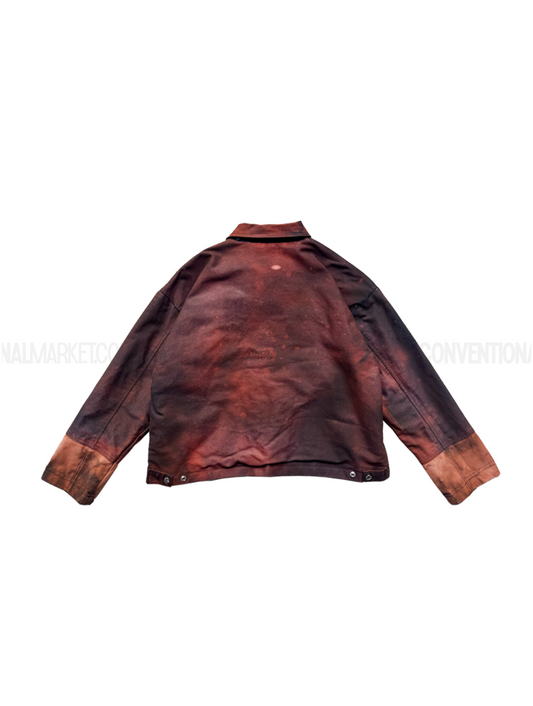 ALESSIO GIFFI - Waterproof Reversible Work Jacket - RUSTY RED
