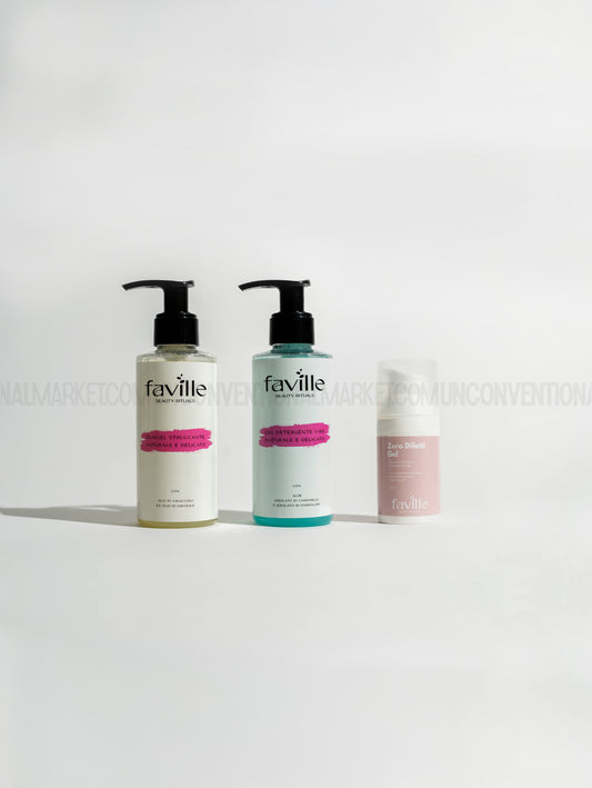 FAVILLE beauty rituals - kit doppia detersione + zero difetti gel