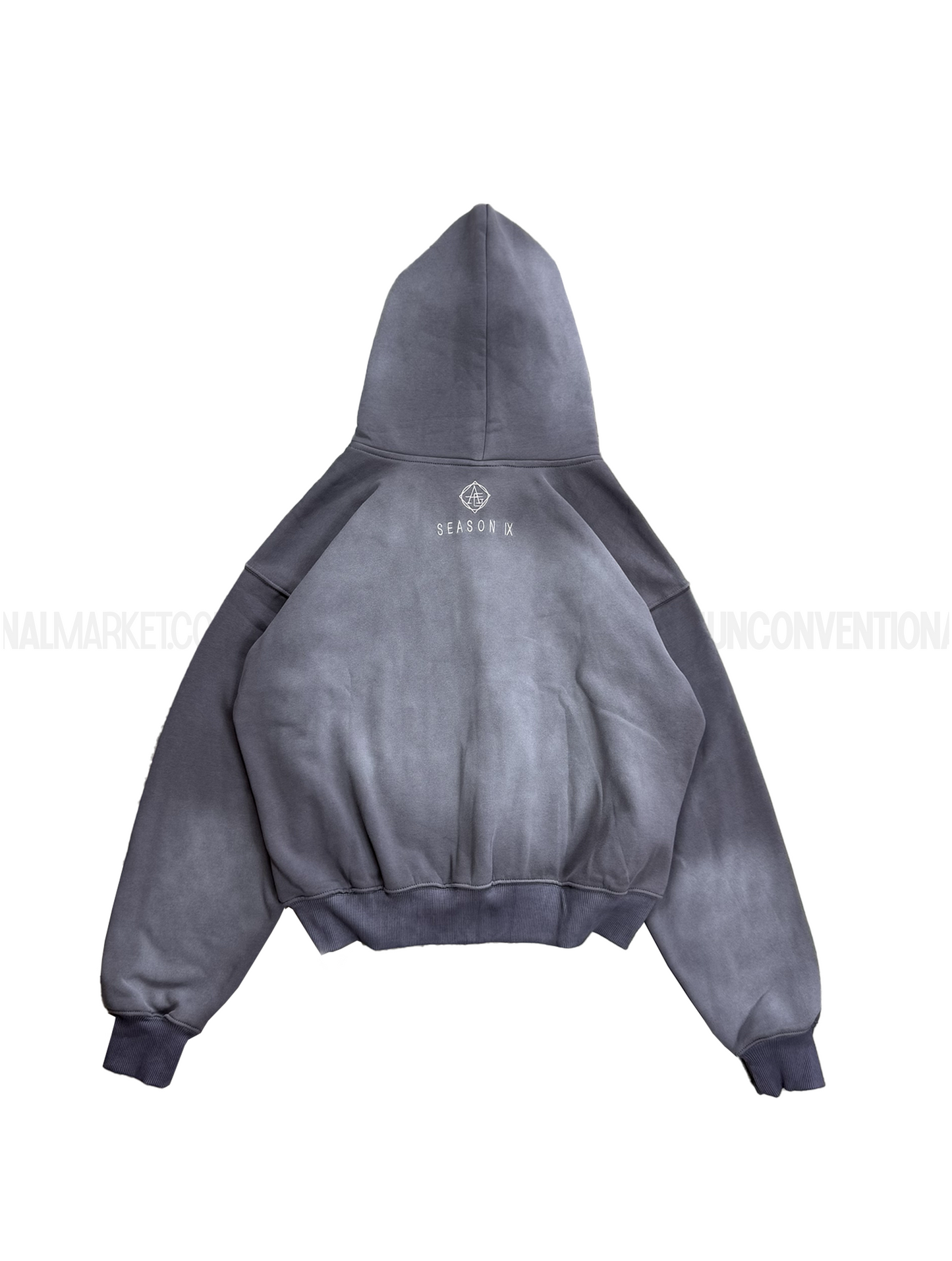 ALESSIO GIFFI - 24/7 Basic Zip Hoodie grey