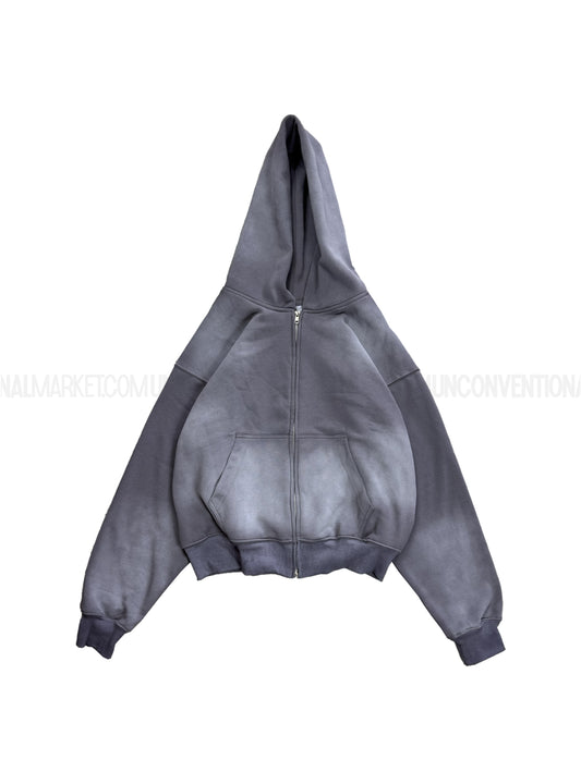 ALESSIO GIFFI - 24/7 Basic Zip Hoodie grey