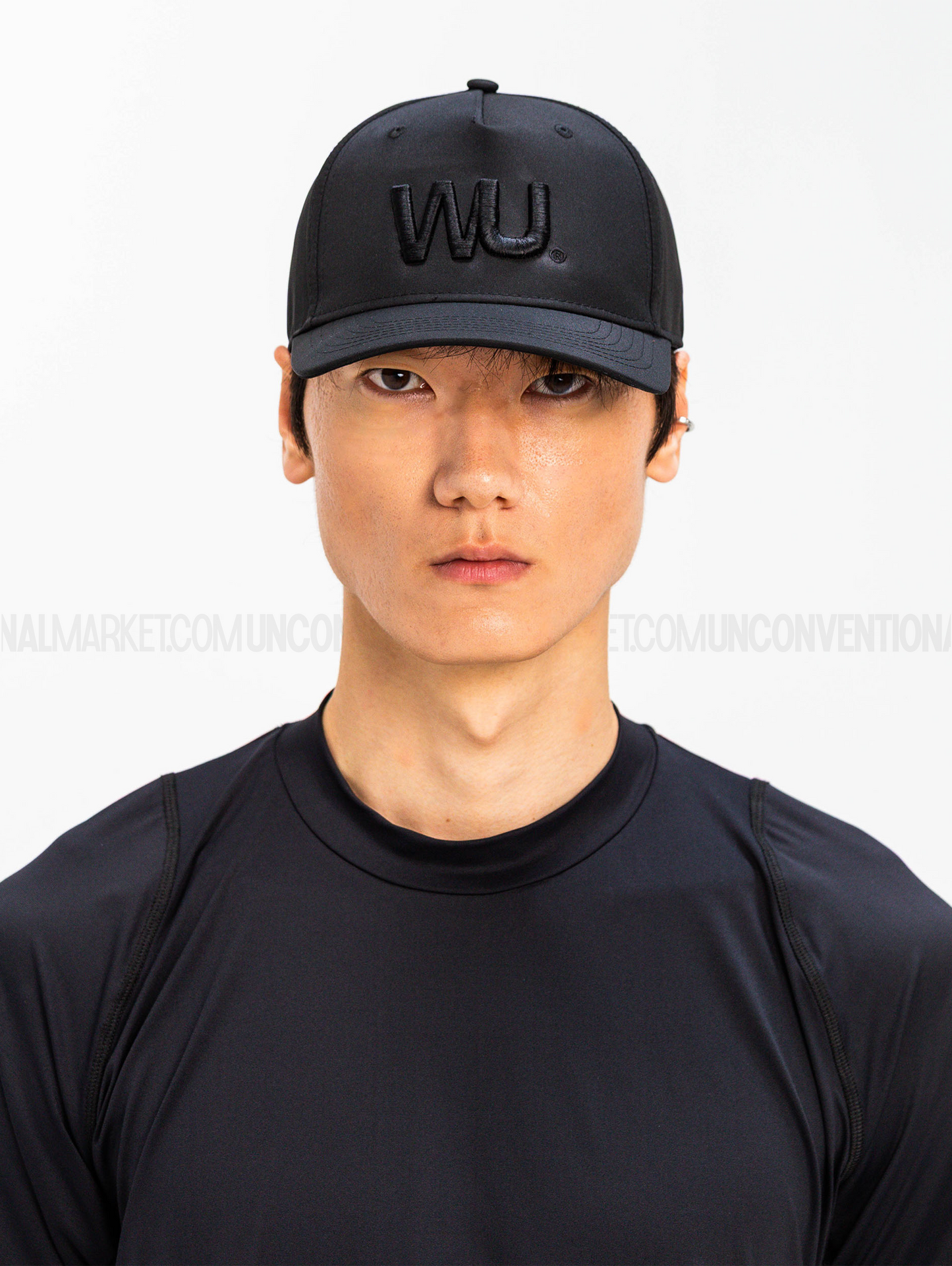 WOOTUNIT - Sport Cap | Embroidered with WU logo - RICAMO NERO