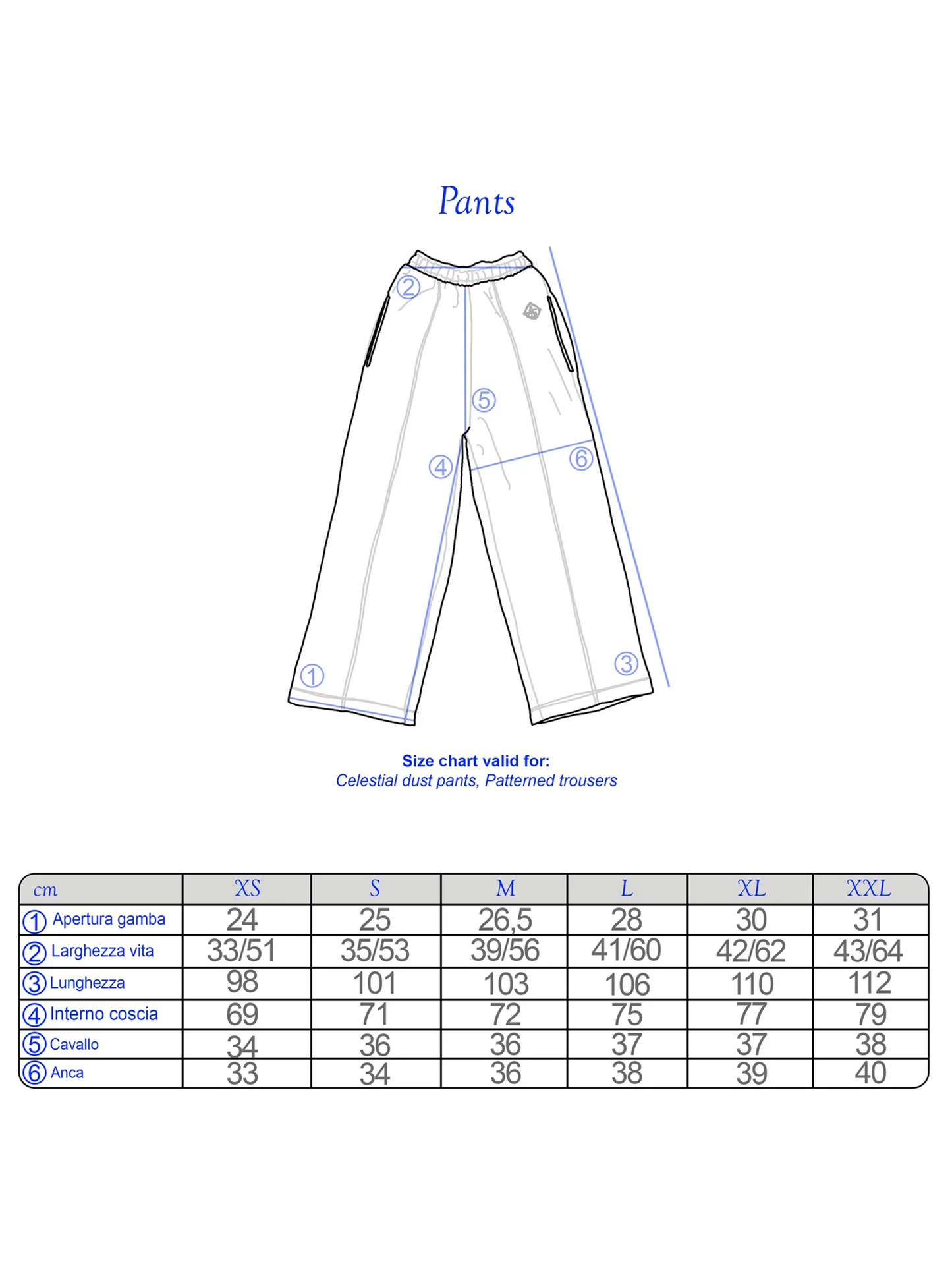 ALESSIO GIFFI - Celestial dust pants