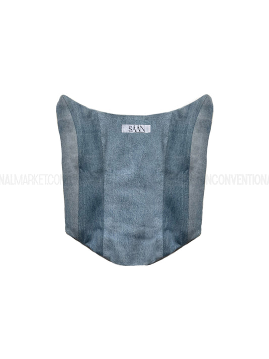 SAAN - Corsetto Ginevra in Denim