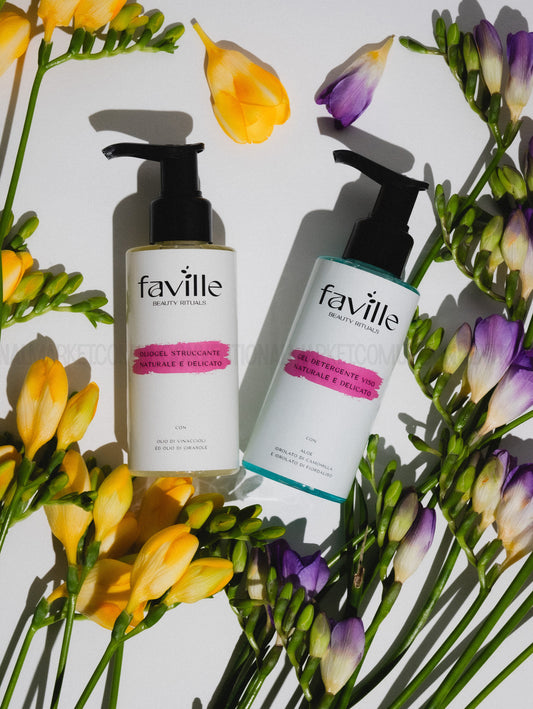 FAVILLE beauty rituals - kit doppia detersione + hydra siero
