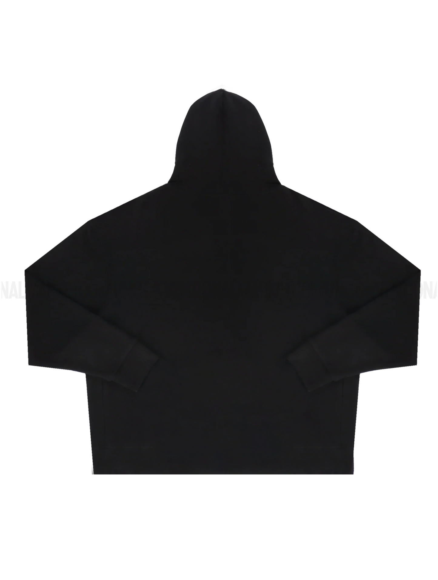 UNNATURAL Destructured Hoodie Black