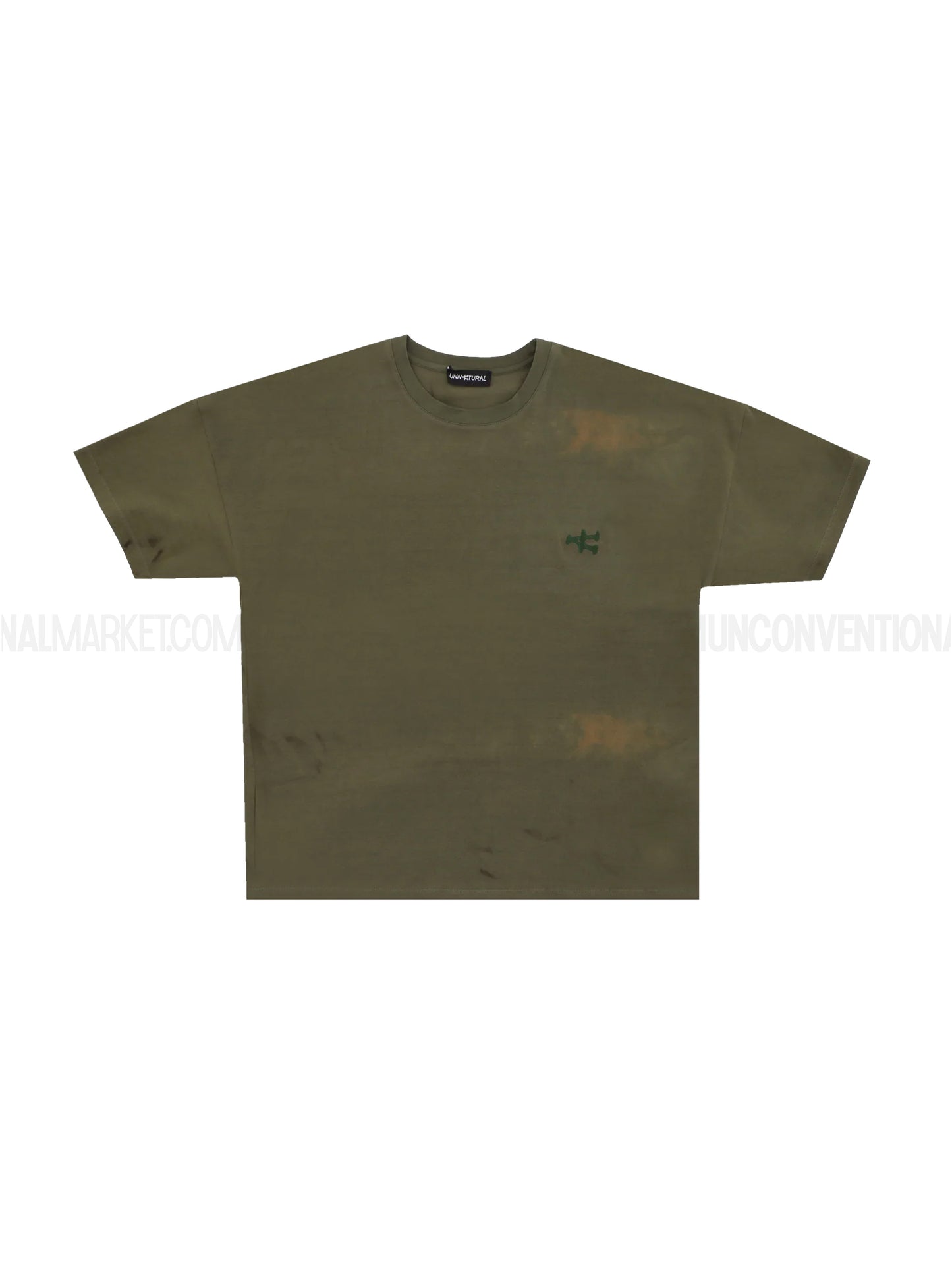 UNNATURAL Dustborn temporal t-shirt green