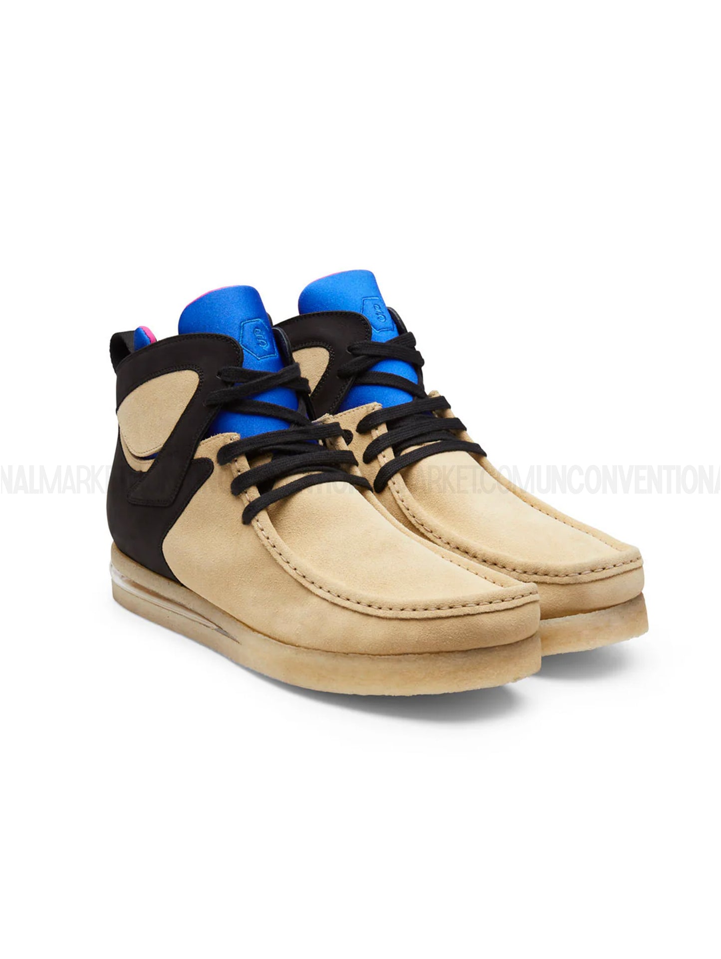 UNNATURAL J WALLABEE SAND/BLACK