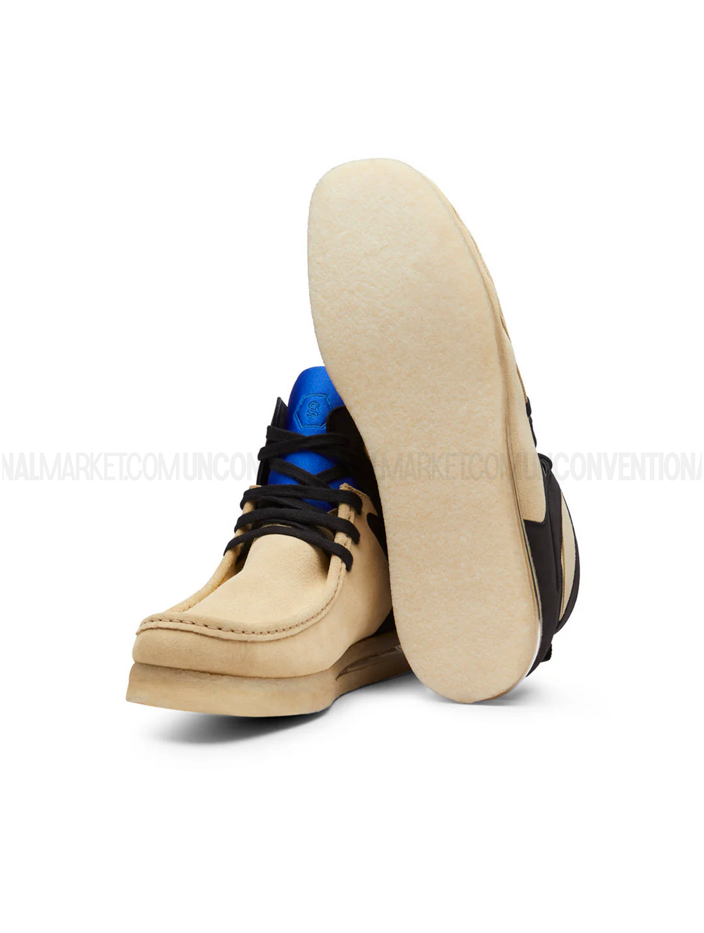 UNNATURAL J WALLABEE SAND/BLACK