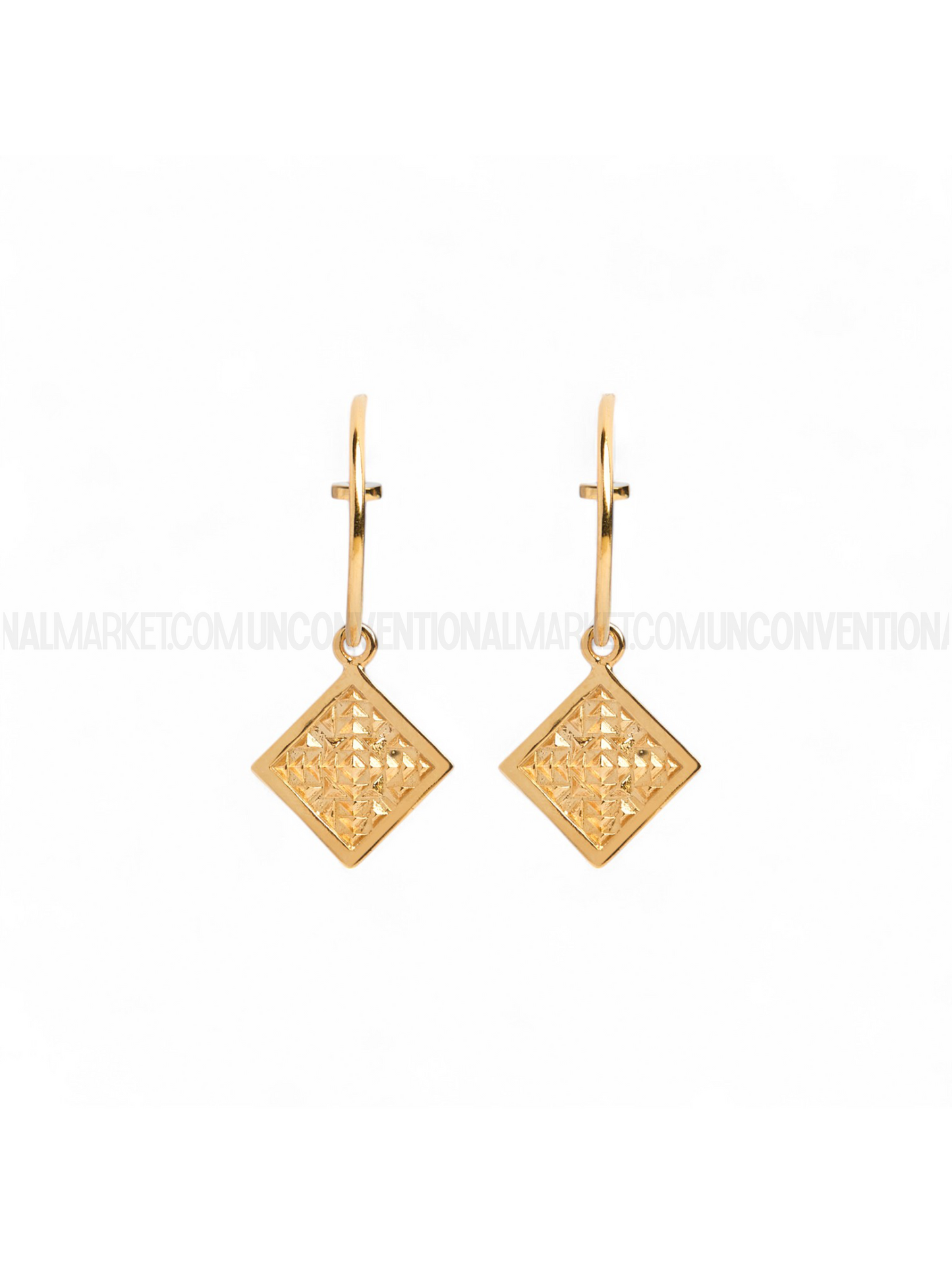 MV LAB GIOIELLI - ORECCHINI PYRAMID CERCHIO