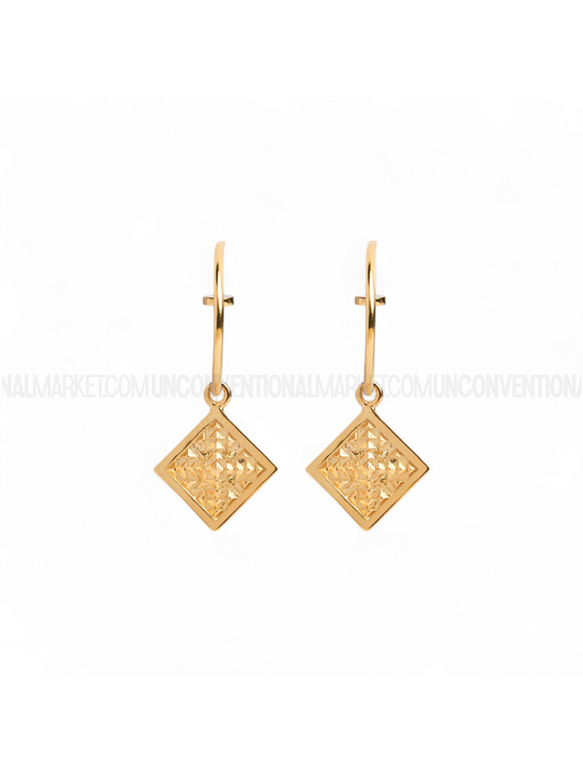 MV LAB GIOIELLI - ORECCHINI PYRAMID CERCHIO