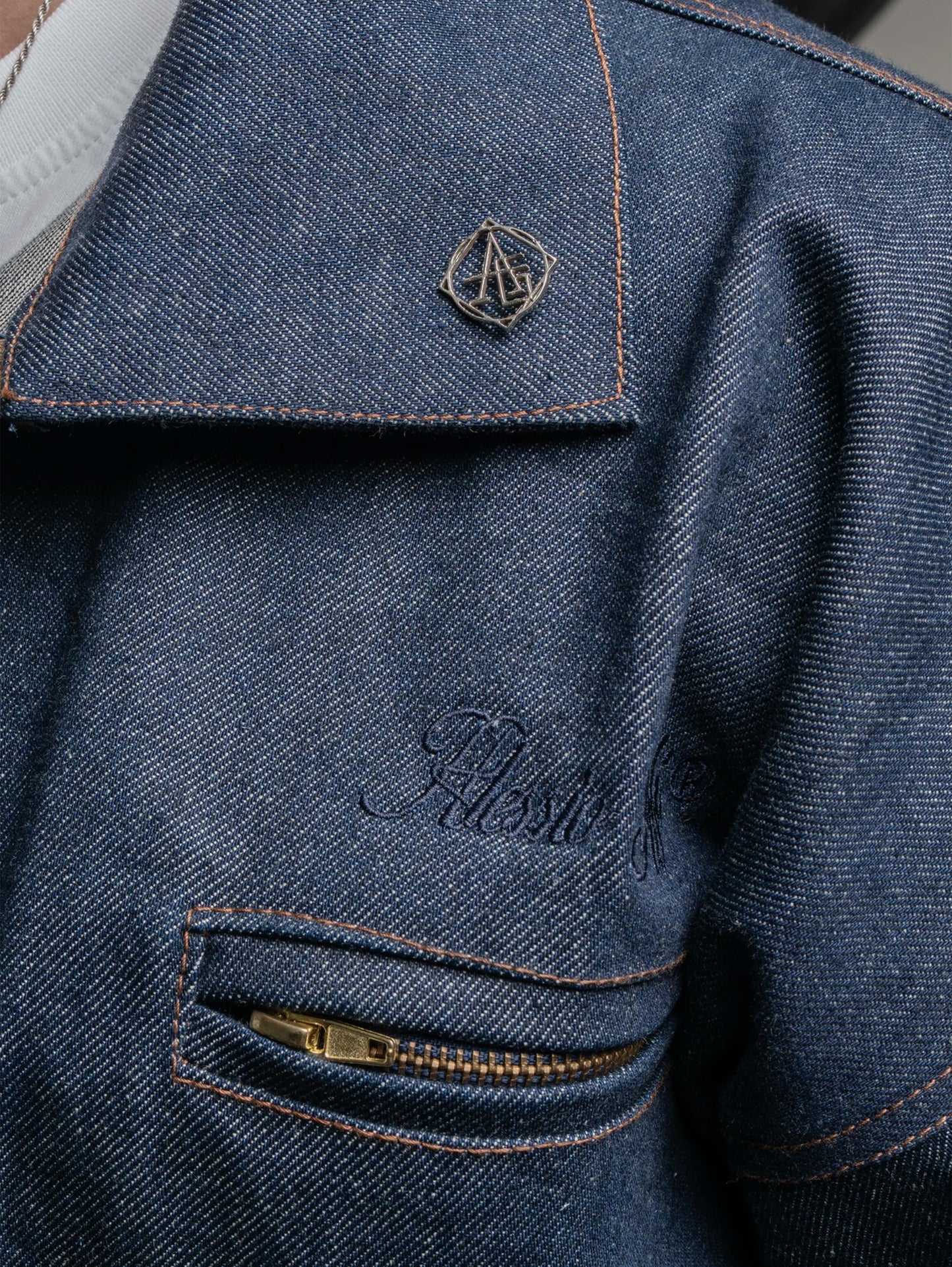 ALESSIO GIFFI - Raw denim Work Jacket