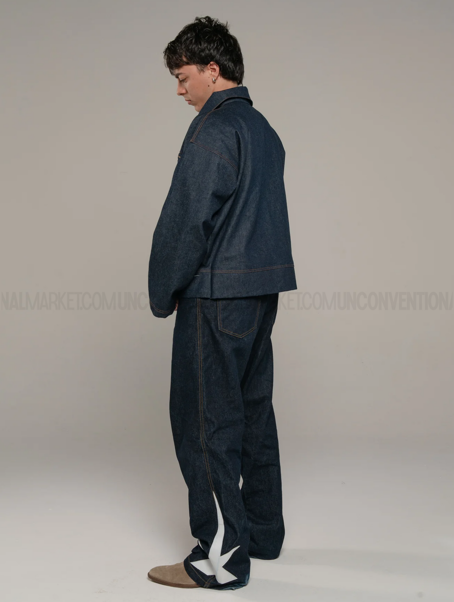 ALESSIO GIFFI - Raw denim Work Jacket