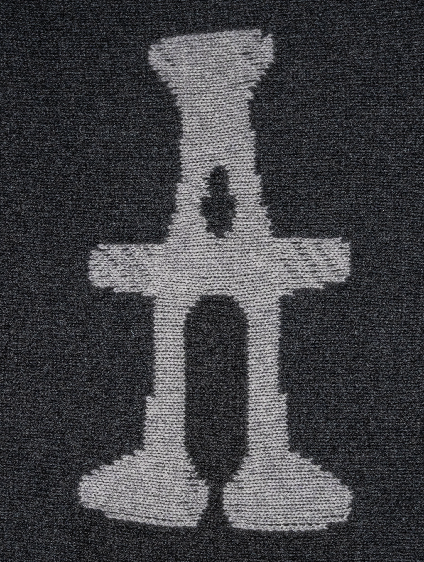 UNNATURAL Sweater  - box logo knit