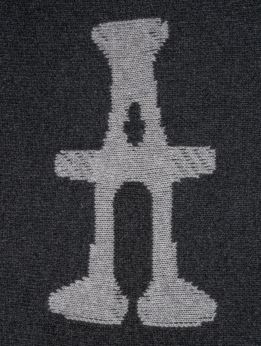 UNNATURAL Sweater  - box logo knit