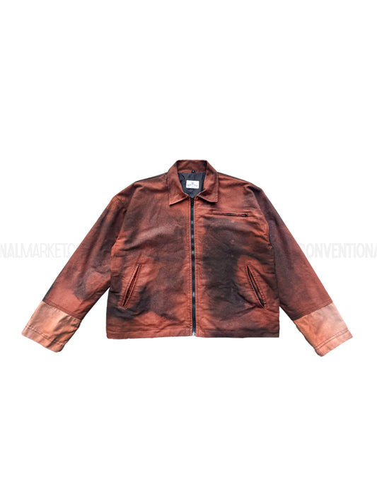 ALESSIO GIFFI - Waterproof Reversible Work Jacket - RUSTY RED