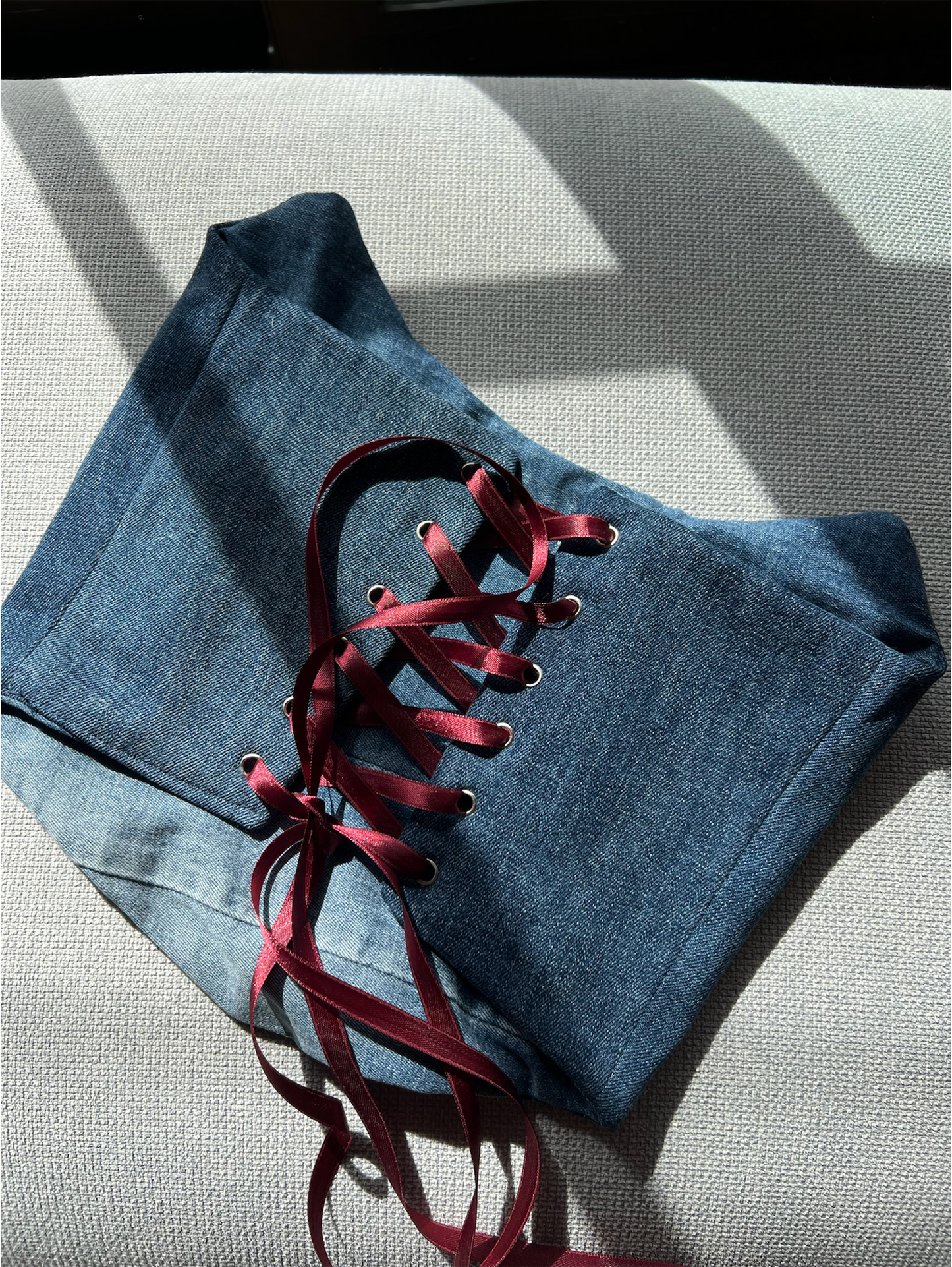 SAAN - Corsetto Ginevra in Denim