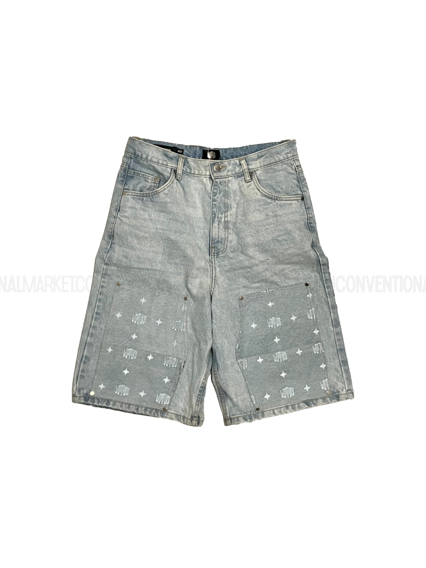 LOTUS ROME - Pantaloni Corti Denim